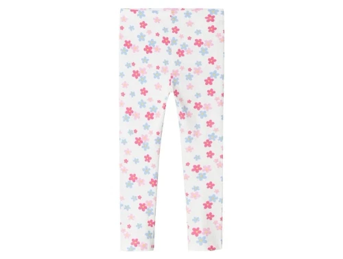Blomstret hvid leggings fra Name it 13225099 bright white flowers